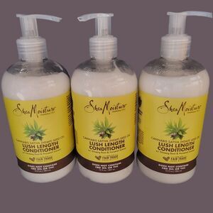 3‎ Shea Moisture Lush Length Conditioner Hemp Seed Oil 13 fl oz